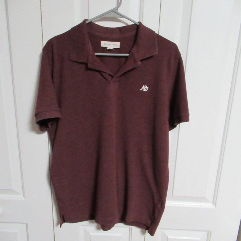 Aeropostale Burgundy Polo Shirt
